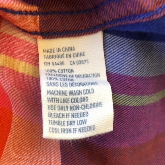 American Eagle. Button down Shirt. Plaid. Medium - Picture 12 of 12